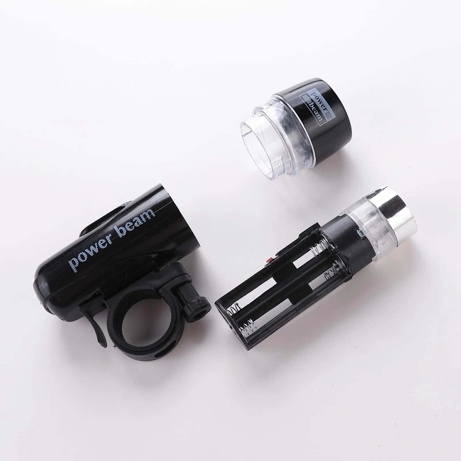 Kuber Industries Cycling Safety Lights|Bicycle Light Battery Powered|Fits On Any Road Bikes (Red & Black)