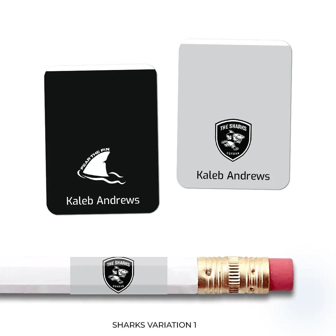 Sports Teams - Colour Wrap-around Labels