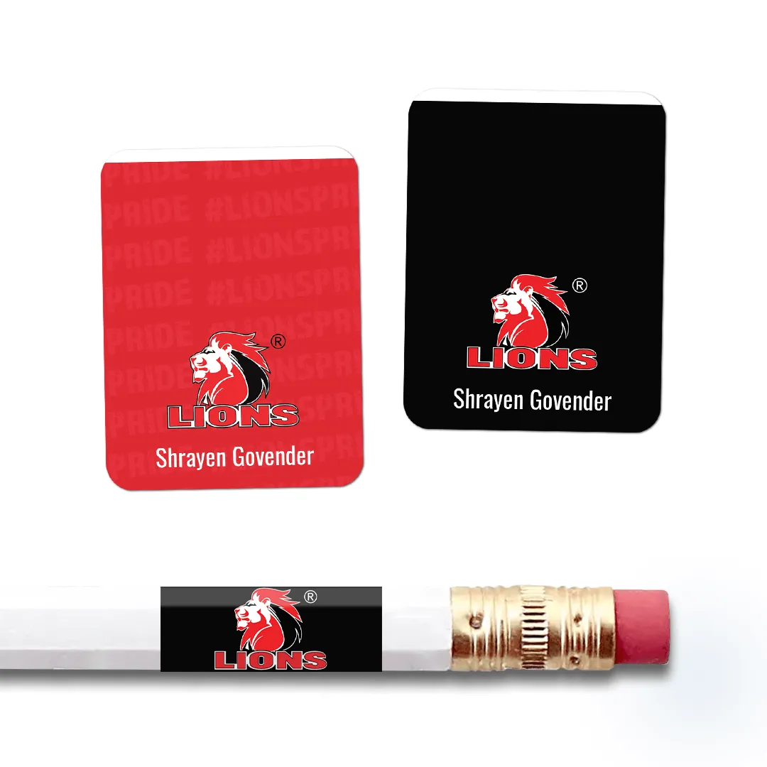 Sports Teams - Colour Wrap-around Labels